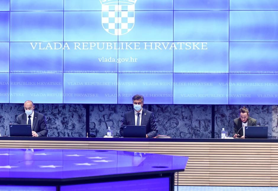 Zagreb: Na sjednici Vlade jedna od tema bila je stanje vezano uz potres u Zagrebu