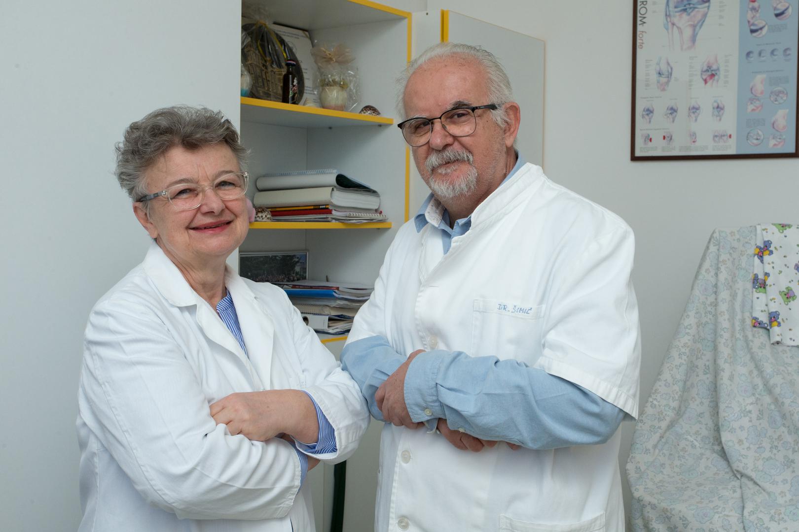 Doktori supružnici Jasminka Katavić i Zorko Šimunić, fizijatrica i radiolog