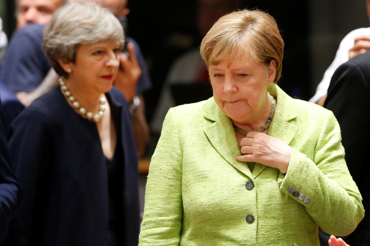 Theresa May i Angela Merkel