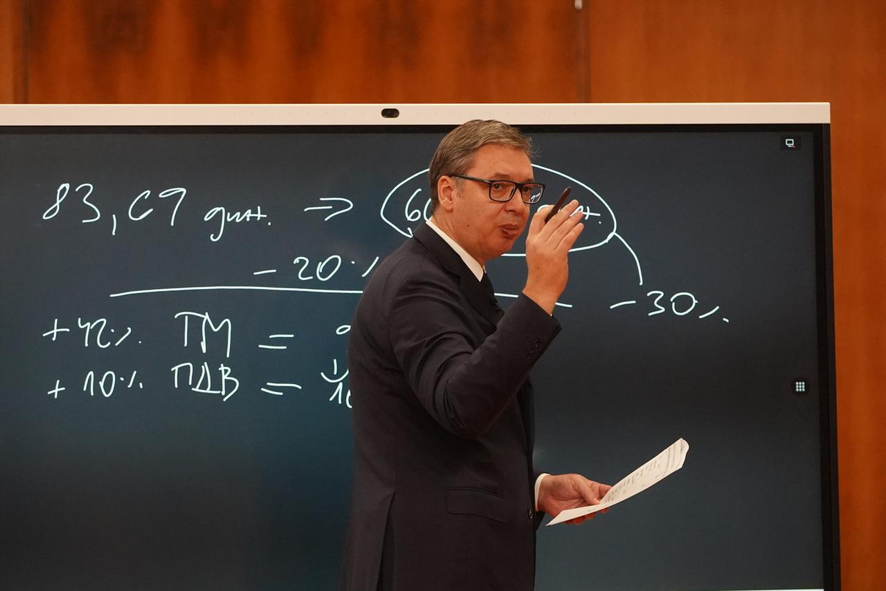 Beograd: Aleksandra Vučić predstavio je novi paket ekonomskih mjera za poboljšanje životnog standarda građana