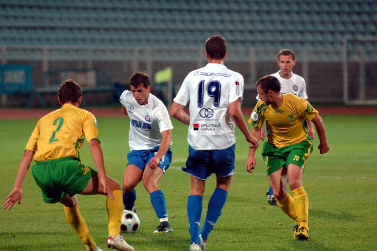 'za sport.....03.10.2009 rijeka...istra-hajduk.....anas sharbini   Photo: Goran Kovacic/VLM'