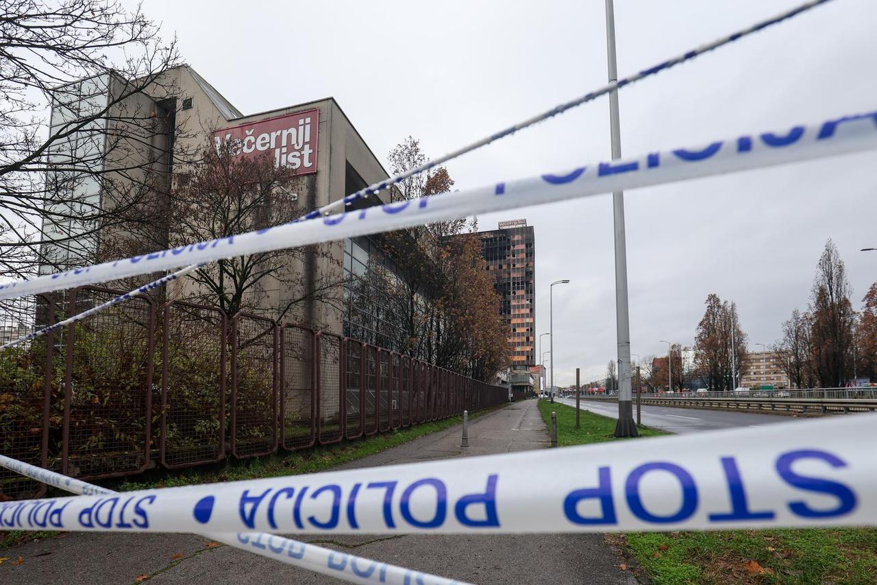 Zagreb: Započeo je očevid nebodera Vjesnik