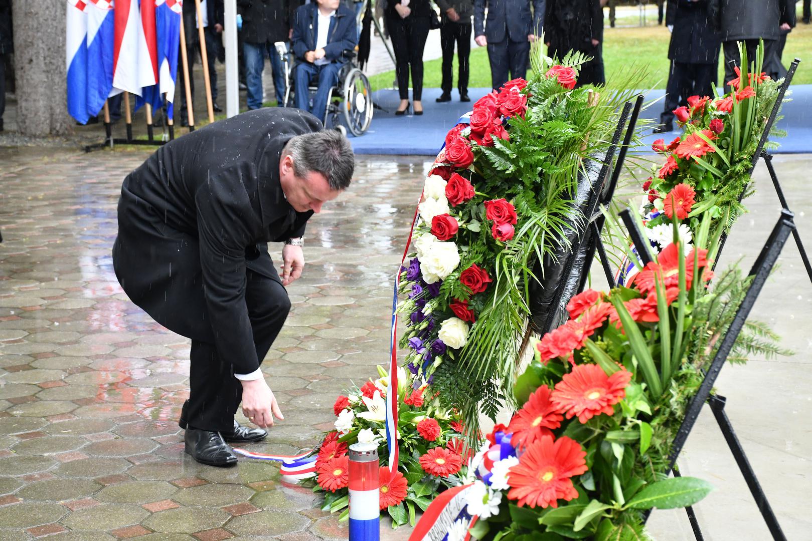 01.05.2020. Okucani  - Obiljezavanje 25. obljetnice vojno redarstvene operacije Bljesak
Photo: Ivica Galovic/ PIXSELL