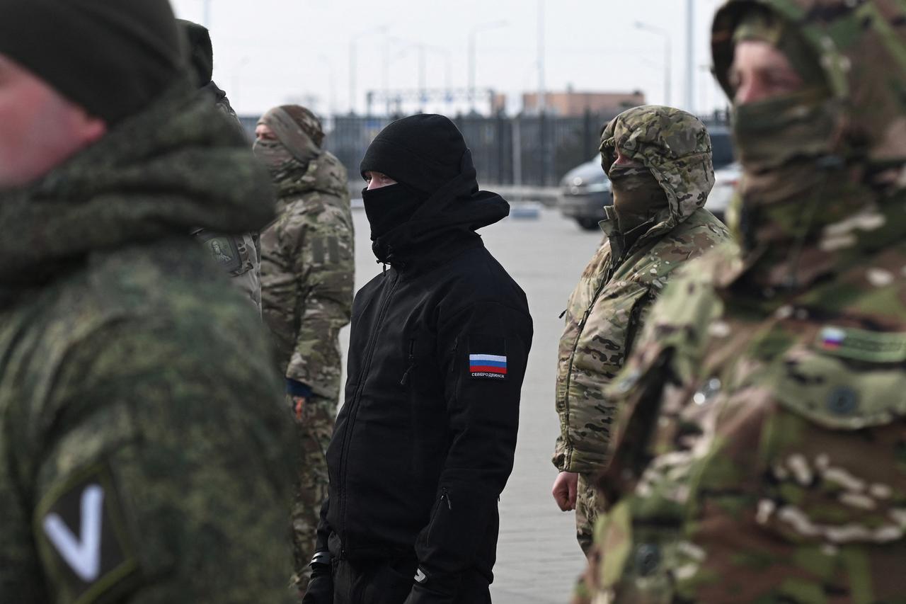 Russian soldiers fighting in Ukraine receive new vehicles in Rostov-on-Don