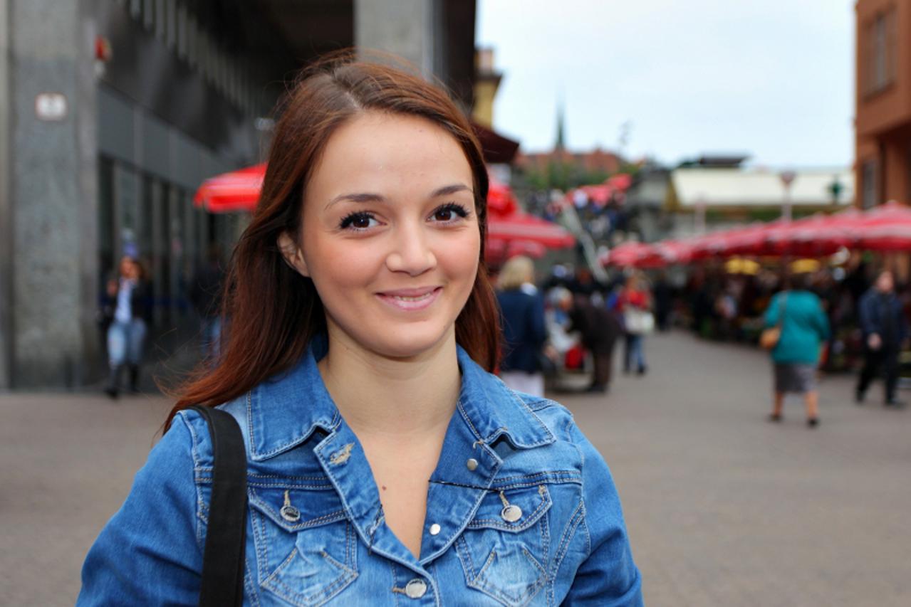 '27.09.2013., Zagreb - Anketa zasto volim Zagreb. Tea Dogan.  Photo: Tomislav Miletic/PIXSELL'