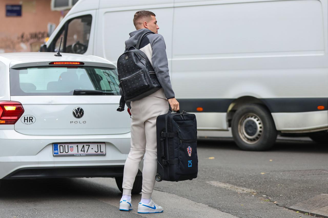 Zagreb: Okupljanje reprezentacije uoči utakmice Lige nacija Škotska - Hrvatska