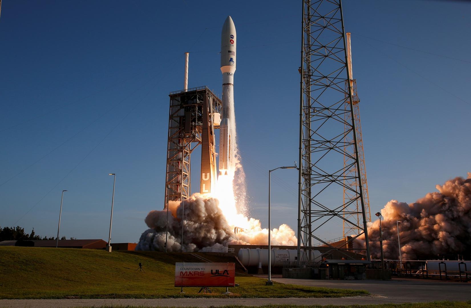 A United Launch Alliance Atlas V rocket carrying NASA's Mars 2020 Perseverance Rover vehicle lifts off from the Cape Canaveral Air Force Station A United Launch Alliance Atlas V rocket carrying NASA's Mars 2020 Perseverance Rover vehicle lifts off from the Cape Canaveral Air Force Station in Cape Canaveral, Florida, U.S. July 30, 2020. REUTERS/Joe Skipper JOE SKIPPER