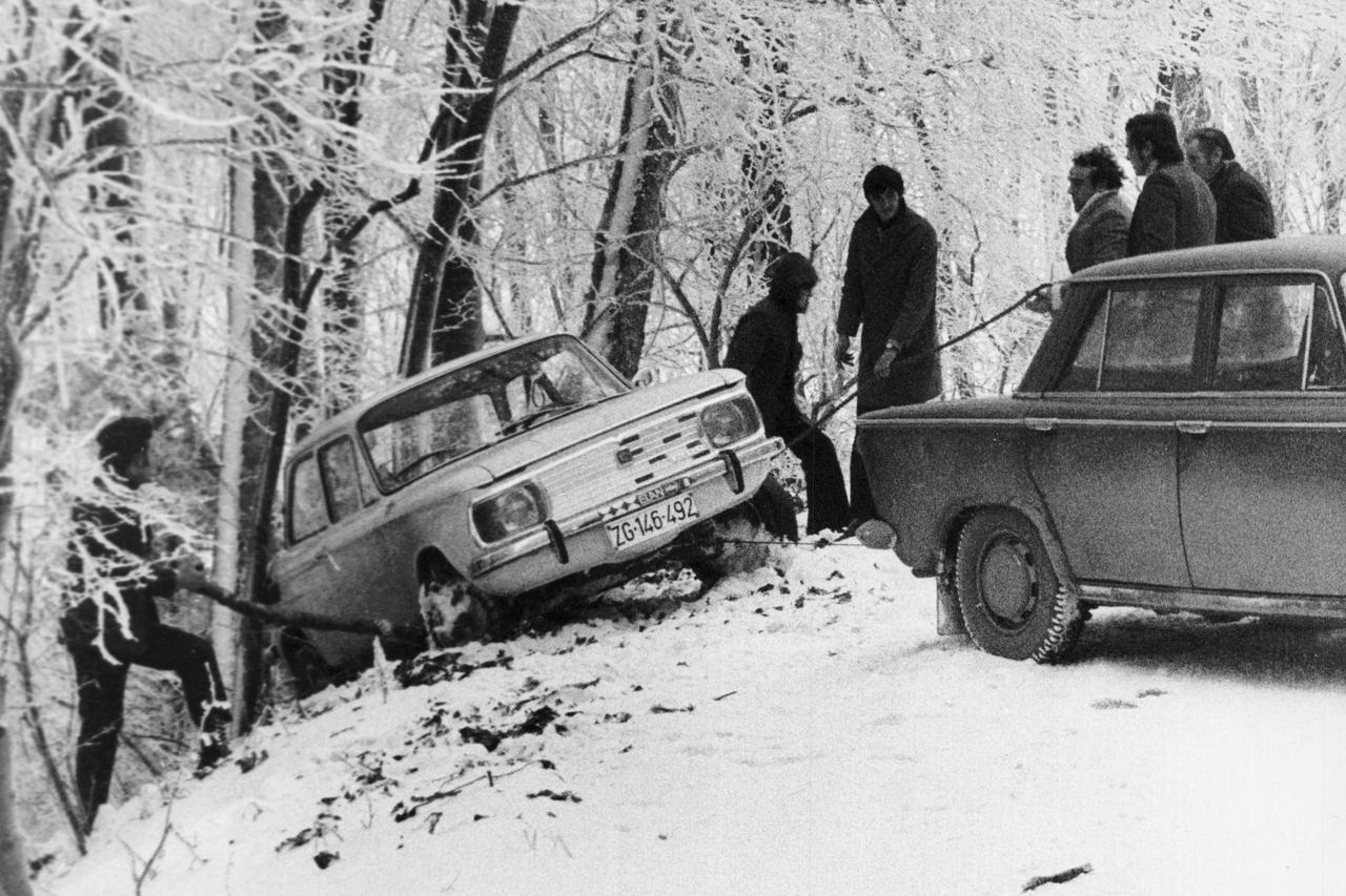Snijeg na Sljemenu 1972.