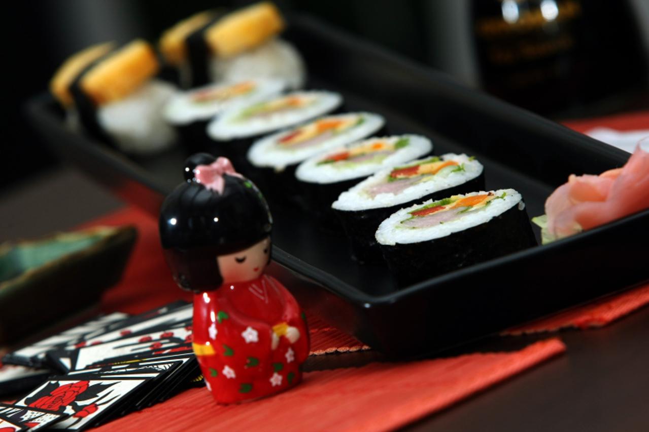 '02.09.2011., Zagorska 55, Zagreb - Sushi u japanskom restoranu Hanafuda Japanese Cuisine. Photo: Sanjin Strukic/PIXSELL'