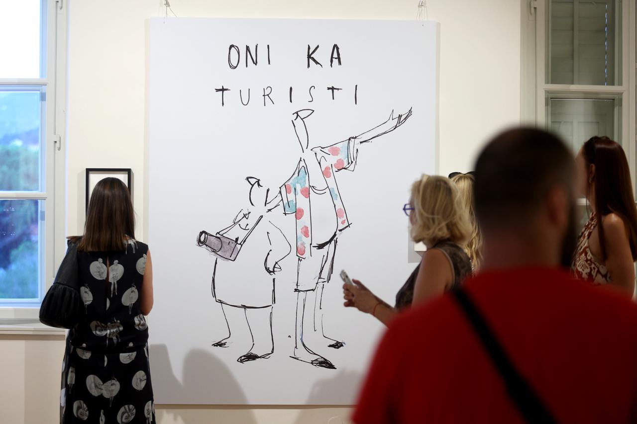 Opatija: Tisja Kljaković Braić otvorila je  izložbu o smiješnoj strani turizma