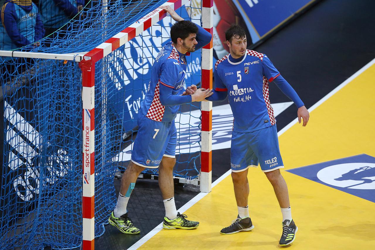 Pariz: Tuga hrvatskih reprezentativaca nakon poraza u polufinalu SP u rukometu