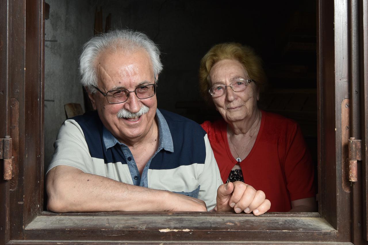 20.07.2016., Zadar -  Knjizevnik Ivan Aralica sa suprugom Ruzom. Photo: Dino Stanin/PIXSELL