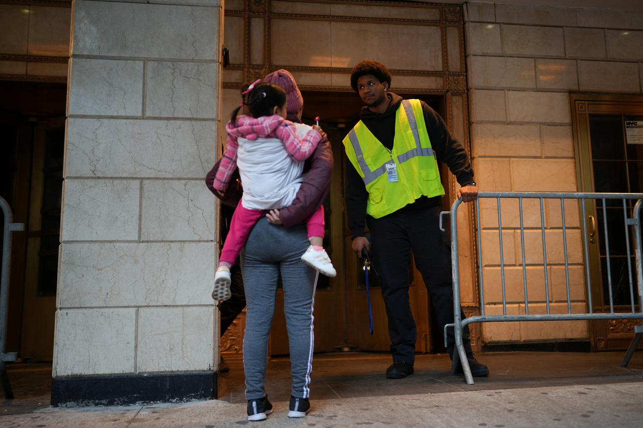Asylum Seeker Arrival Center and Humanitarian Emergency Response and Relief Center in New York City