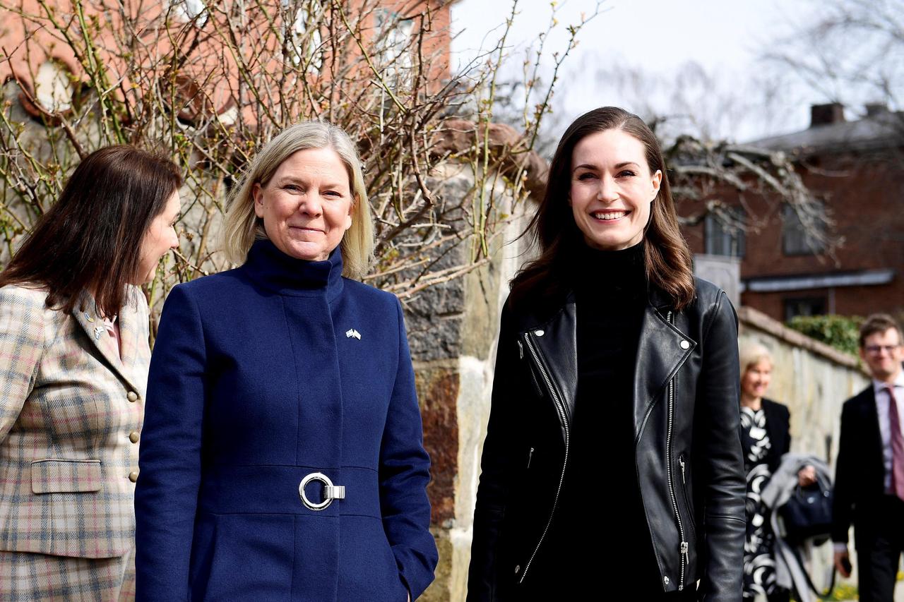 Sweden's PM Andersson meets with Finland's PM Marin in Stockholm