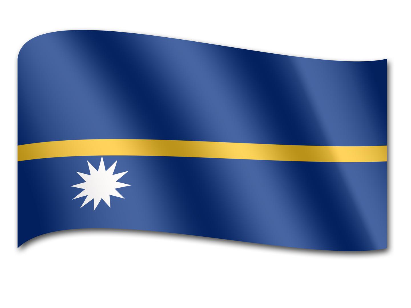 Flagge von Nauru|Flag of Nauru|