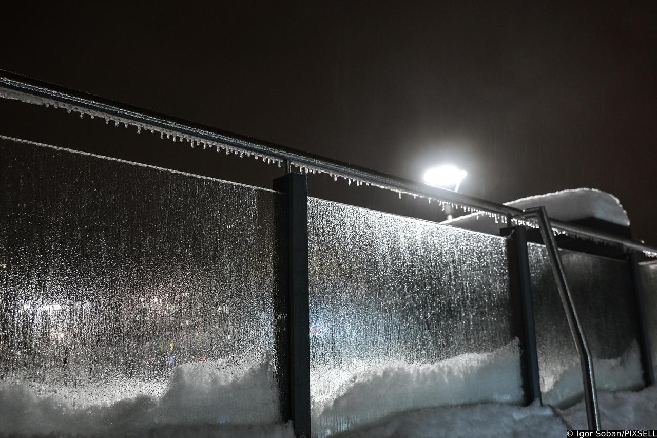 Zagreb: Pada ledena kiša