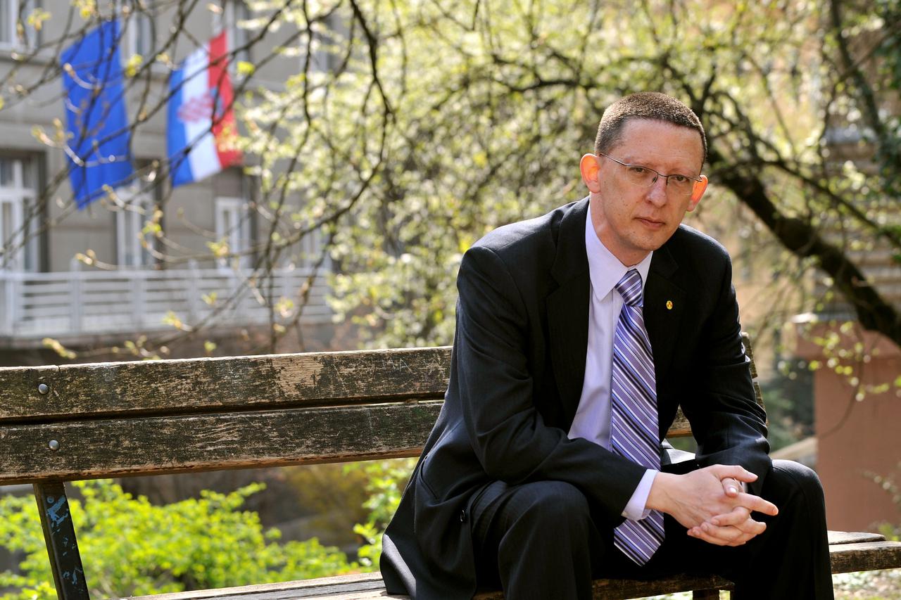 28.03.2012., Zagreb - Sudac Ustavnog suda Marin Mrcela. Photo: Marko Lukunic/PIXSELL