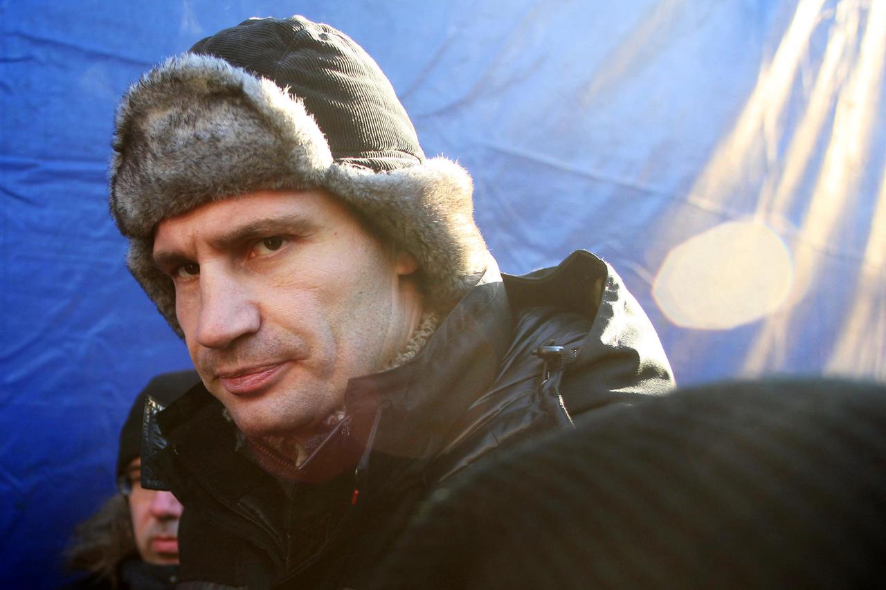 Mayor Of Kiev Vitali Klitschko Takes Up Arms