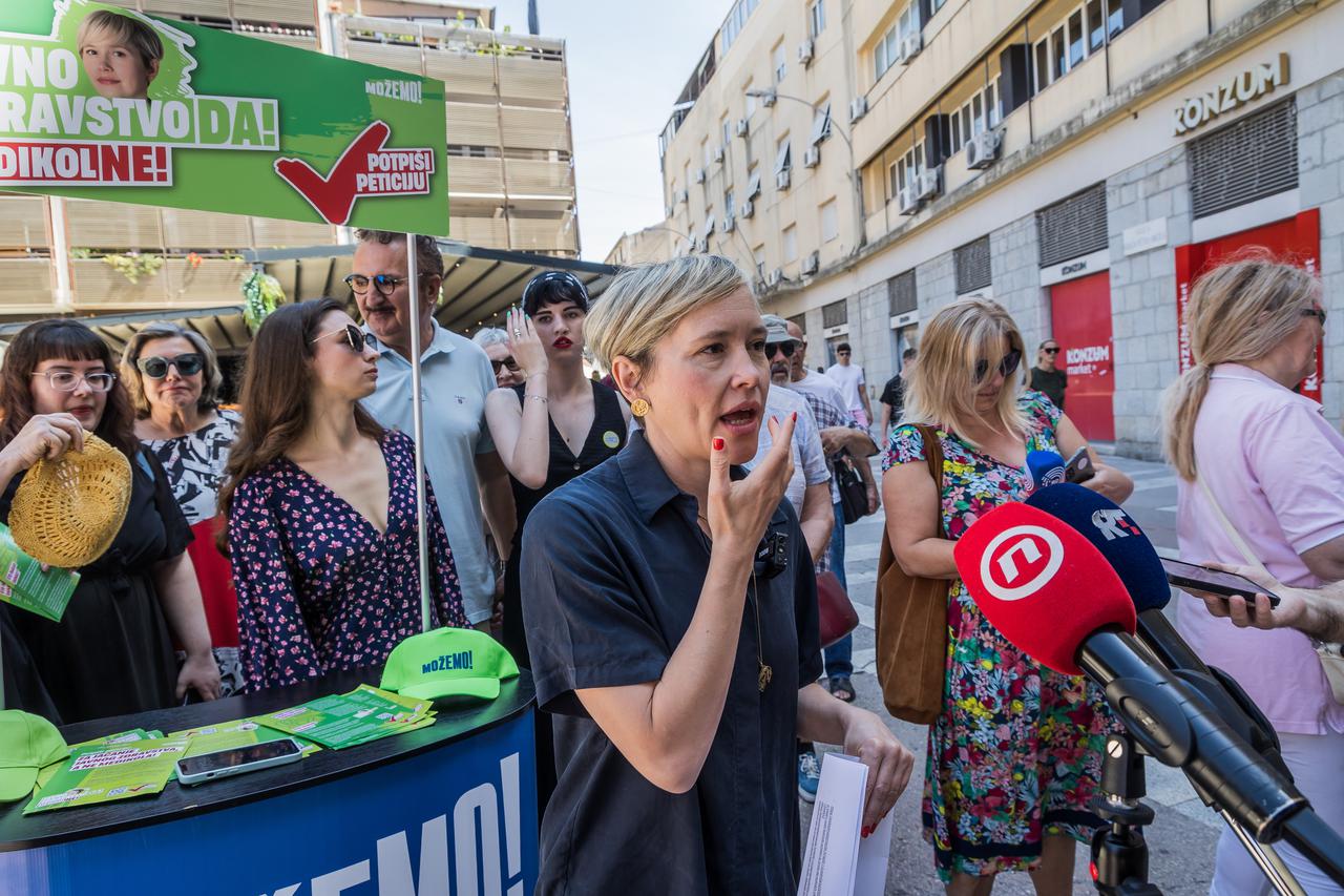 Split: Ivana Kekin održala je konferenciju za medije o Medikolu