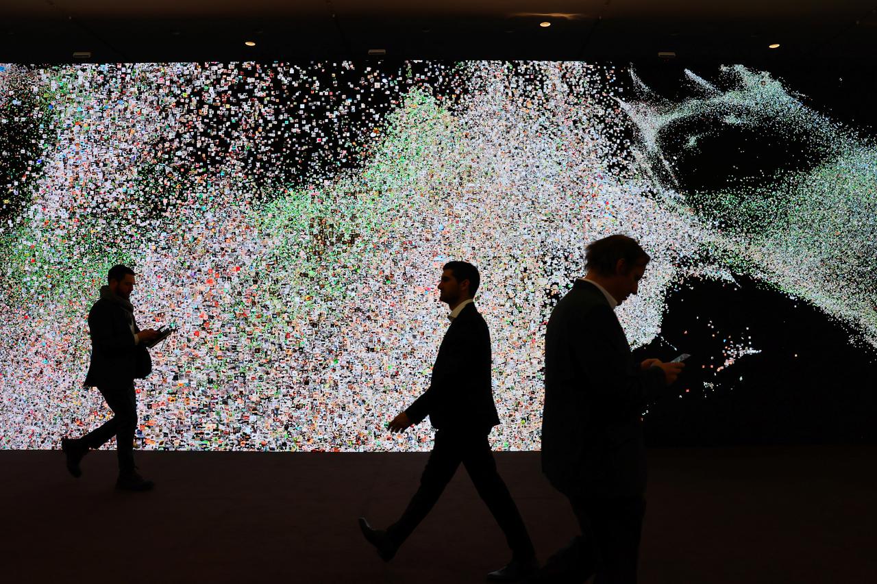 Preparations ahead of the World Economic Forum (WEF) annual meeting, in Davos
