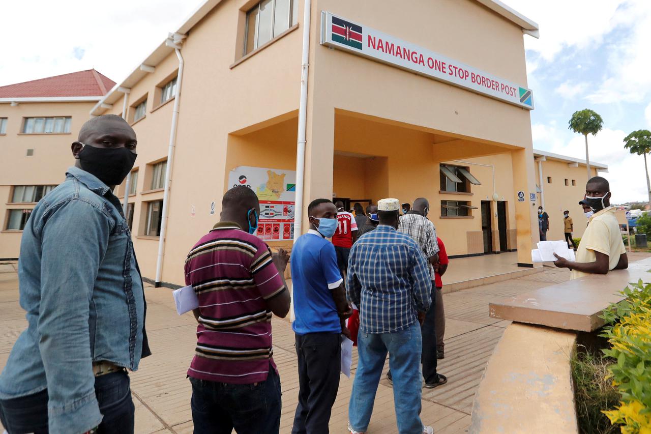 FILE PHOTO: The coronavirus disease outbreak (COVID-19) in Namanga