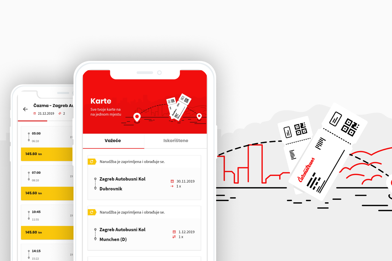 Čazmatrans mobilna aplikacija