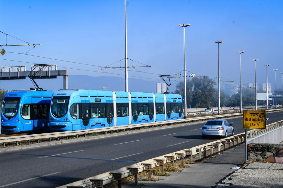 Zagreb: U promet je puštena tramvajska pruga na mostu Mladosti