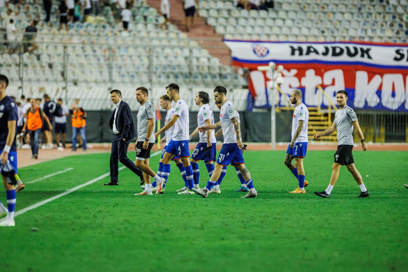 Prvi domaći poraz ove sezone Hajduk je upisao protiv Istre (0:1), a bijeli su pogodak primili u posljednjim trenucima utakmice.