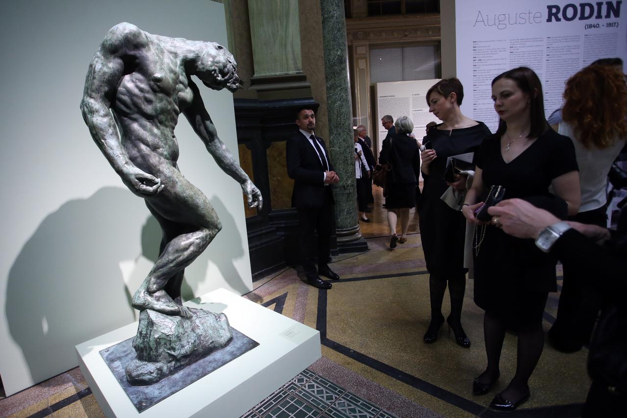05.05.2015., Zagreb - Svecano otvorenje izlozbe Augustea Rodina pod nazivom Rodin u Mestrovicevom Zagrebu. Photo: Igor Kralj/PIXSELL