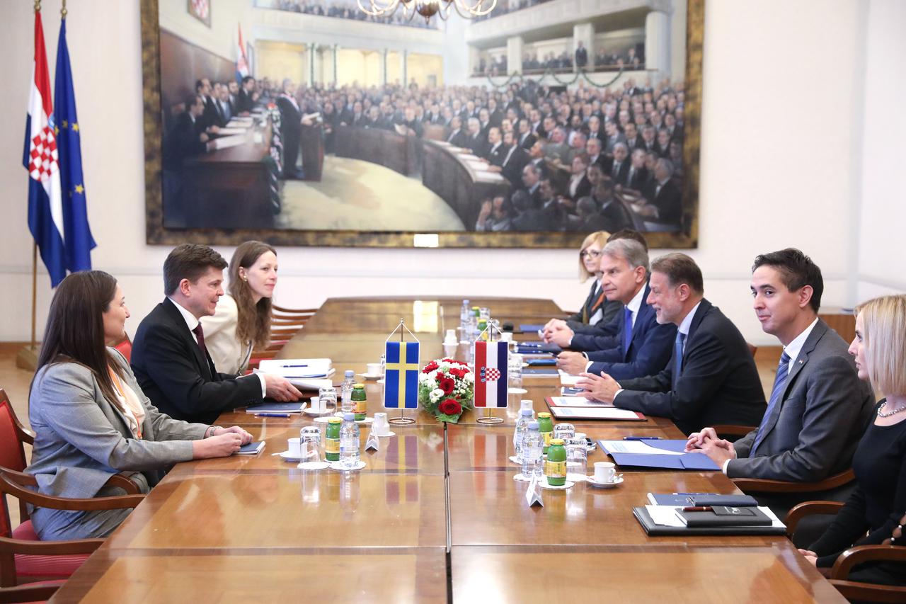 Zagreb: Jandroković i Andreas Norlen, predsjednik Parlamenta Švedske