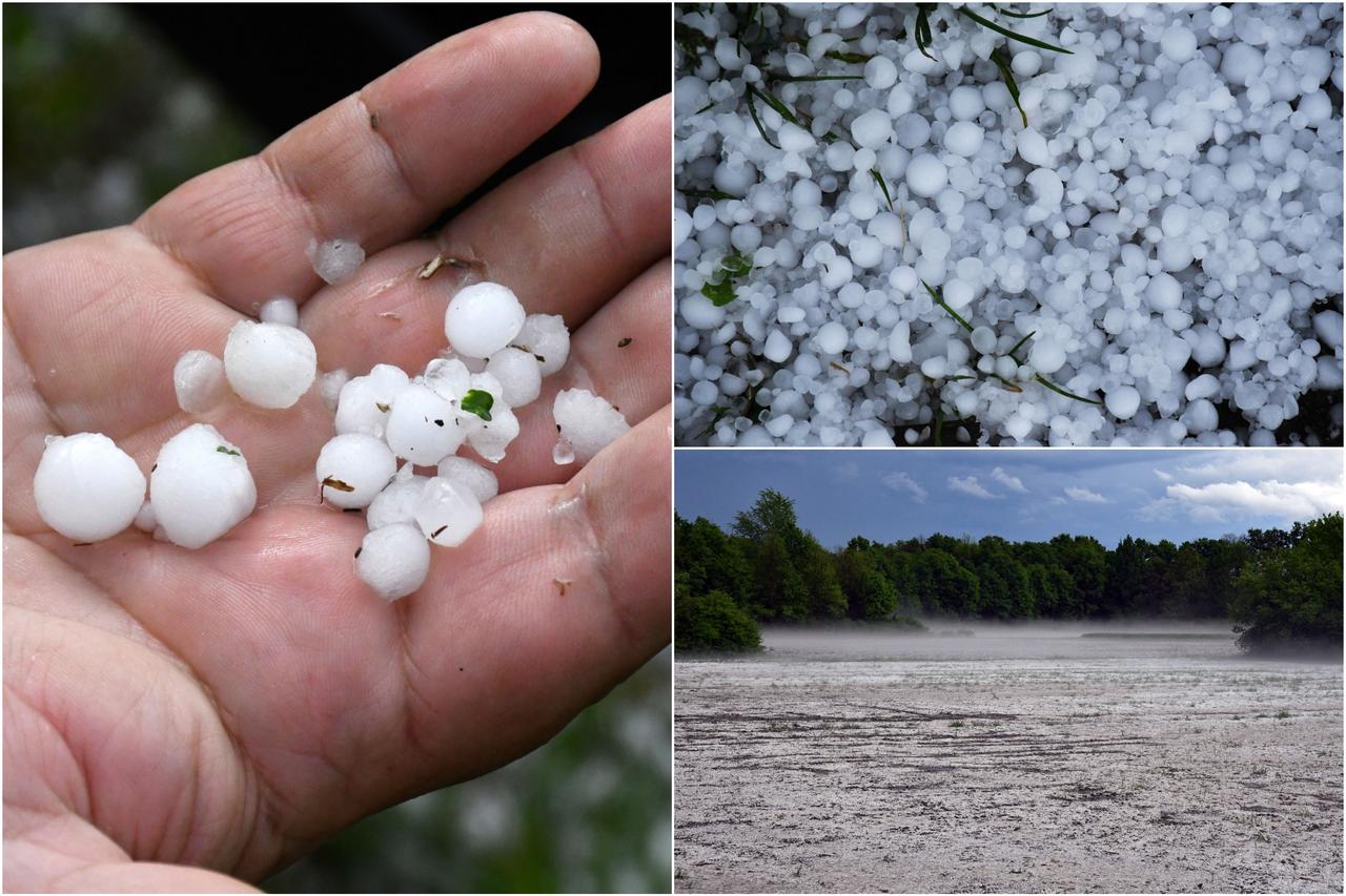 Nevrijeme praćeno jakim vjetrom, kišom i tučom protutnjalo kroz Slavonski Brod