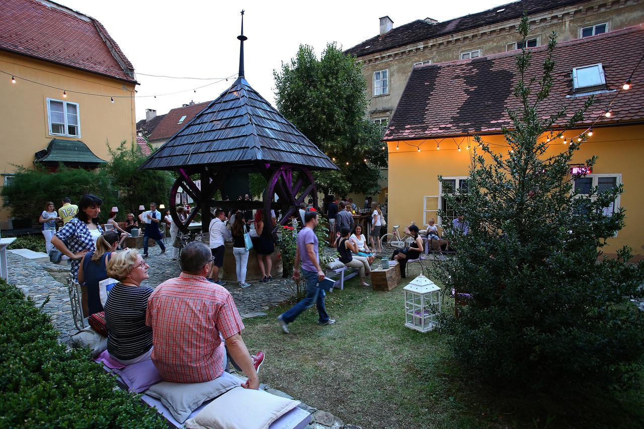 25.07.2014., Zagreb - U sklopu kulturne manifestacije pod nazivom Dvorista, gradjani i turisti mogli su zaviriti i uzivati u gornjogradskim dvoristima u Mletackoj 8 te Demetrovoj 11. Photo: Jurica Galoic/PIXSELL