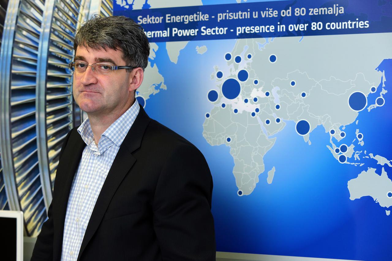 15.02.2013., Karlovac - Predsjednik uprave tvrtke Alstom Hrvatska Damir Vranic.  Photo: 