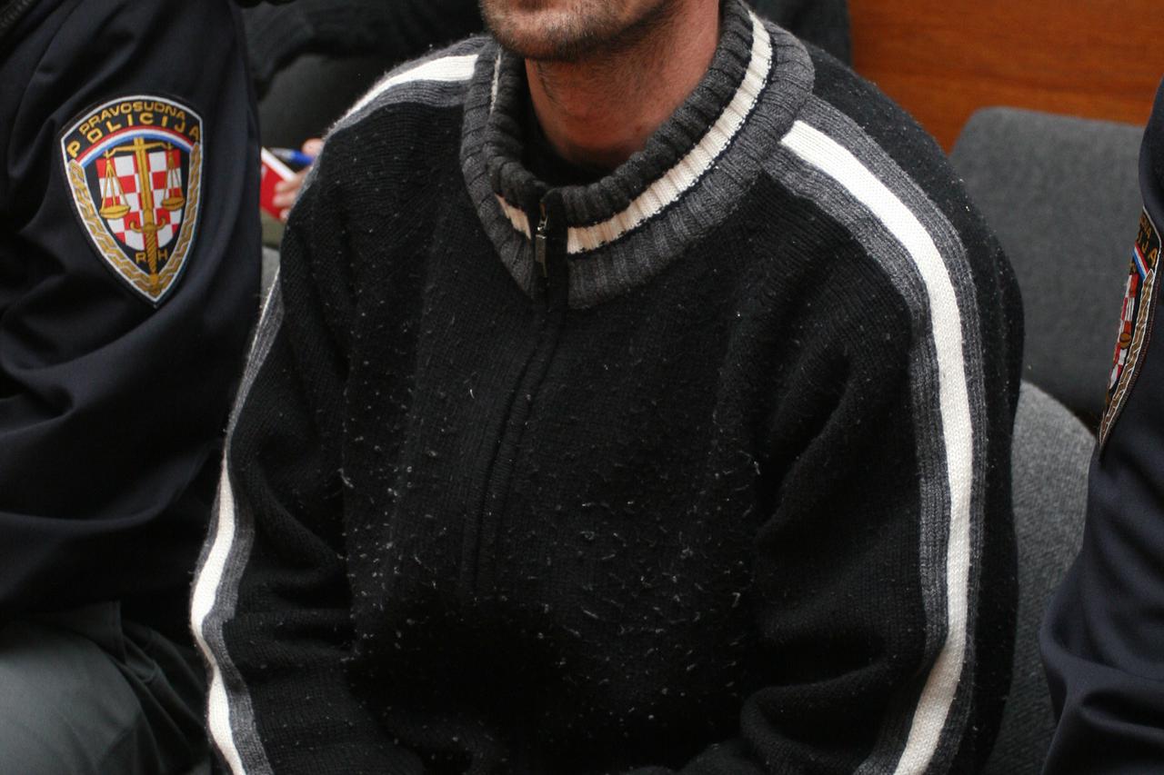 08.09.2010., Zagreb - Boris Galinac (37) nepravomocno je na Zupanijskom sudu osudjen na maksimalnu zatvorsku kaznu od 40 godina zbog teskog ubojstva Dragice Martek 13. sijecnja 2010. godine.  Photo: Goran Jakus/PIXSELL