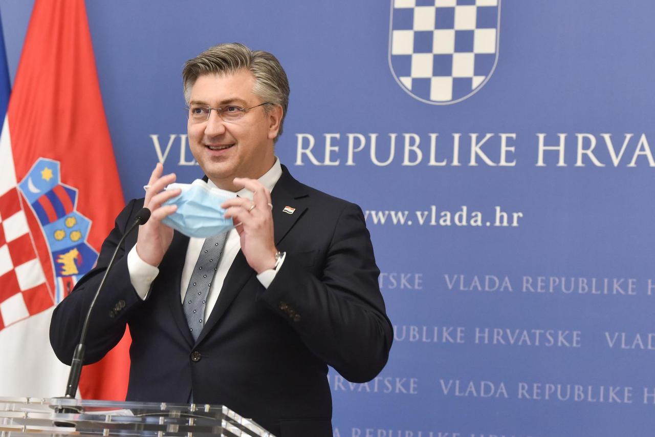Zagreb: Andrej Plenković održao je konferenciju za medije