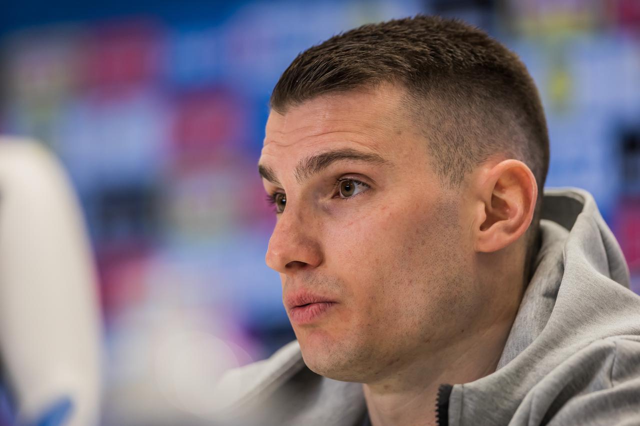 Split: Konferencija za medije hrvatske nogometne reprezentacije uoči utakmice protiv Francuske