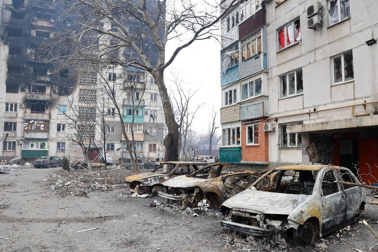 Mariupolj, ukrajinski grad koji je nakon ruskih napada postao potpuno neprepoznatljiv