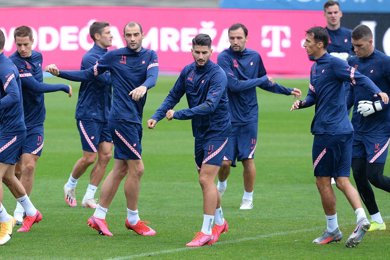 Zagreb: Trening reprezentacije uoči susreta u Ligi nacija s Portugalom i Francuskom