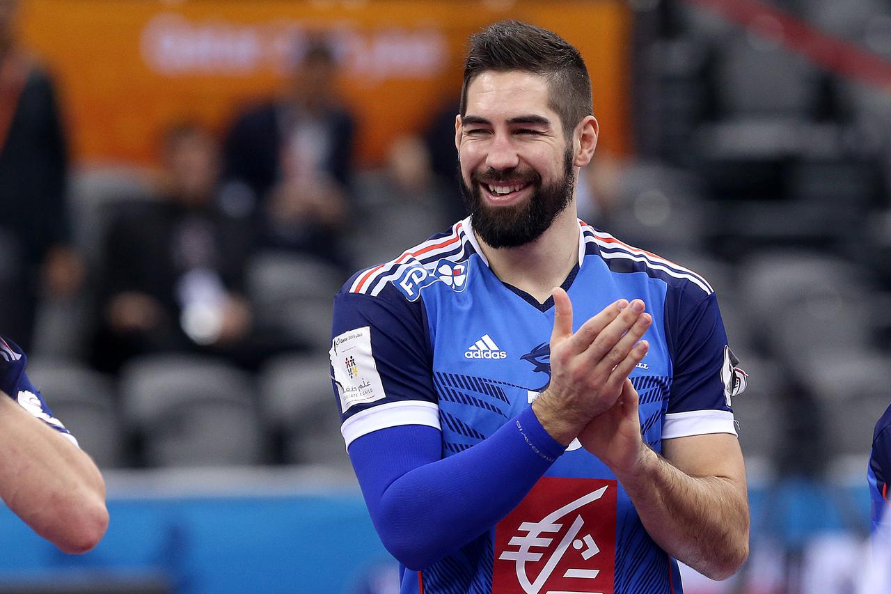 26.01.2015., Ali Bin Hamad Al Attiya Arena, Al Sadd, Doha, Katar - 24. svjetsko rukometno prvenstvo, osmina finala, Francuska - Argentina. Nikola Karabatic.  Photo: Goran Stanzl/PIXSELL