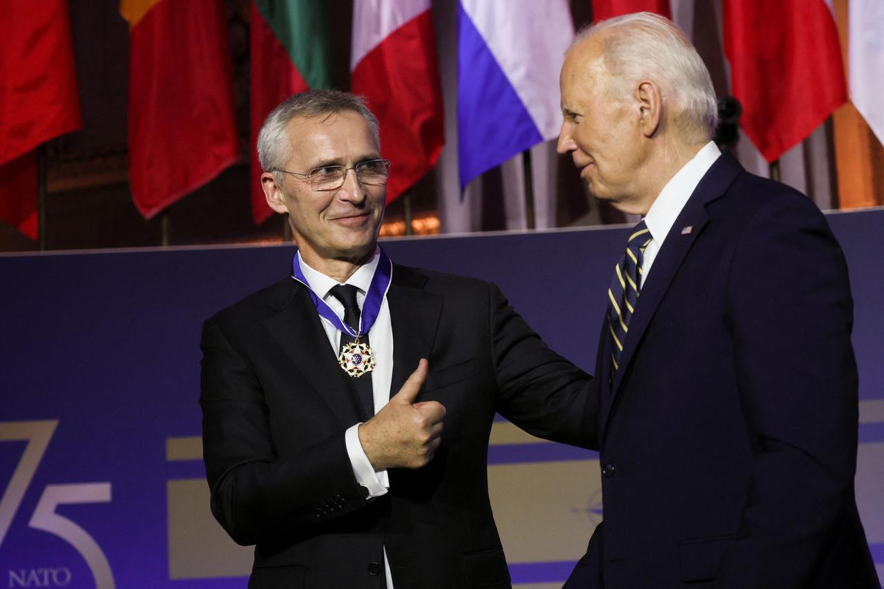 Commemoration of the 75th anniversary of the alliance at a NATO event, in Washington
