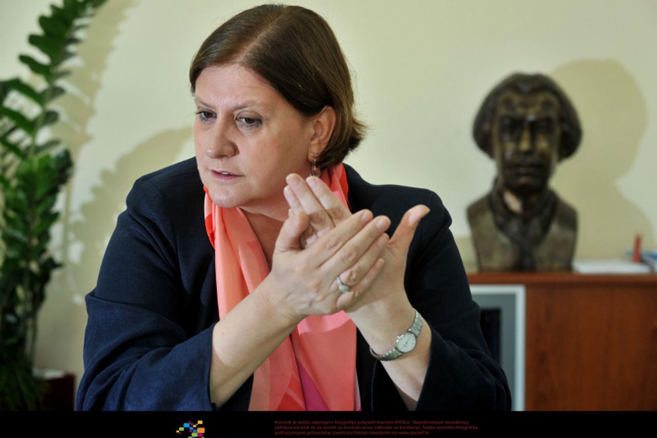 \'10.06.2010.,Zagreb - Danica Ramljak,  ravnateljica instituta Rodjer Boskovic. Photo: Antonio Bronic/PIXSELL\'