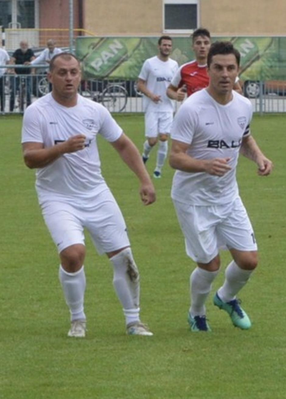 Jambrušić s bivšim igračem Hajduka Krunoslavom Lovrekom u Cvetkovcu