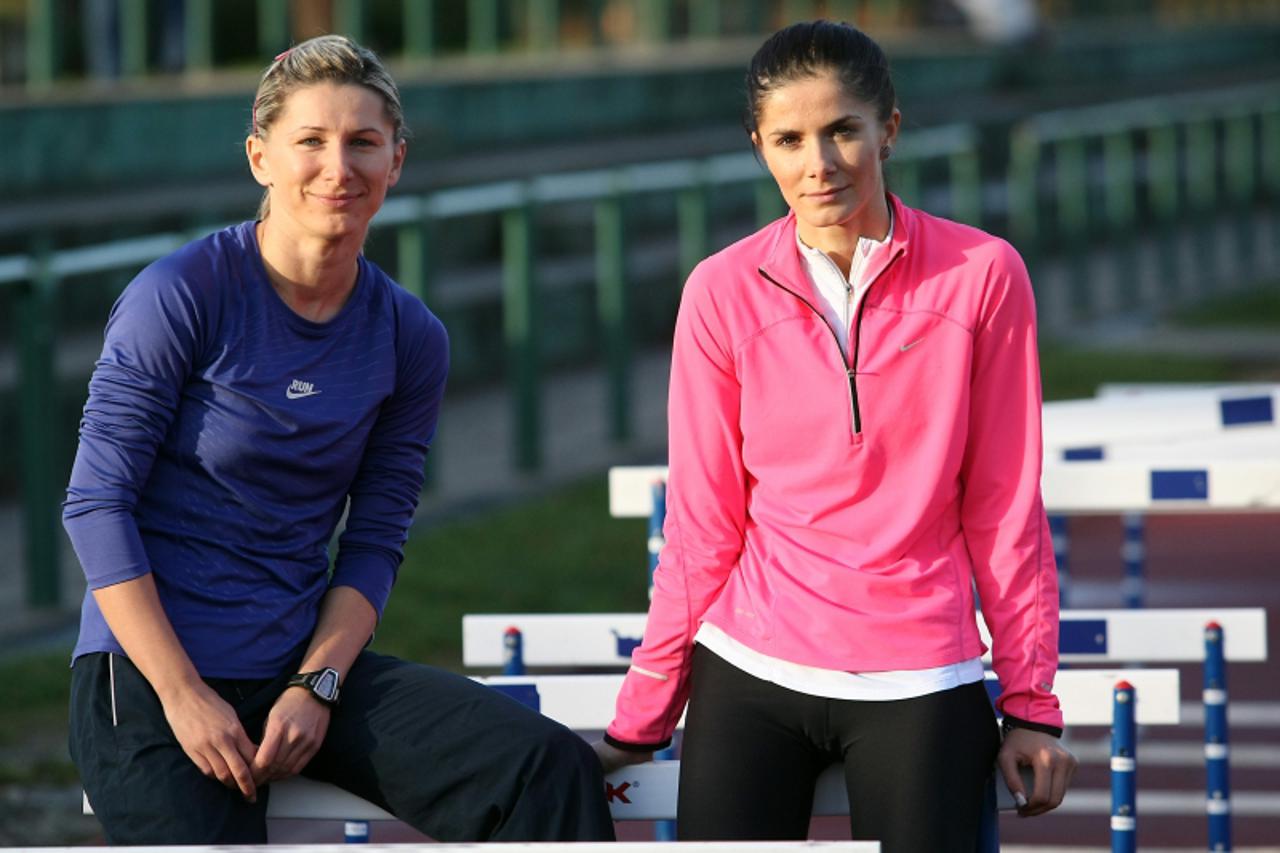 '10.11.2010., Zagreb - Sestre Anita i Marina Banovic , atleticarke atletskog kluba Dinamo Zrinjevac. Photo: Jurica Galoic/PIXSELL'