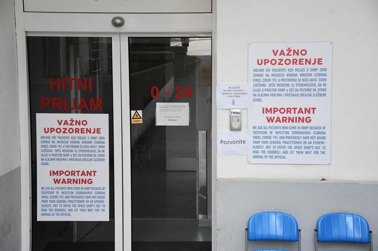 Bjelovar: Ulazak u Opću bolnicu dozvoljen je samo hitnim slučajevima