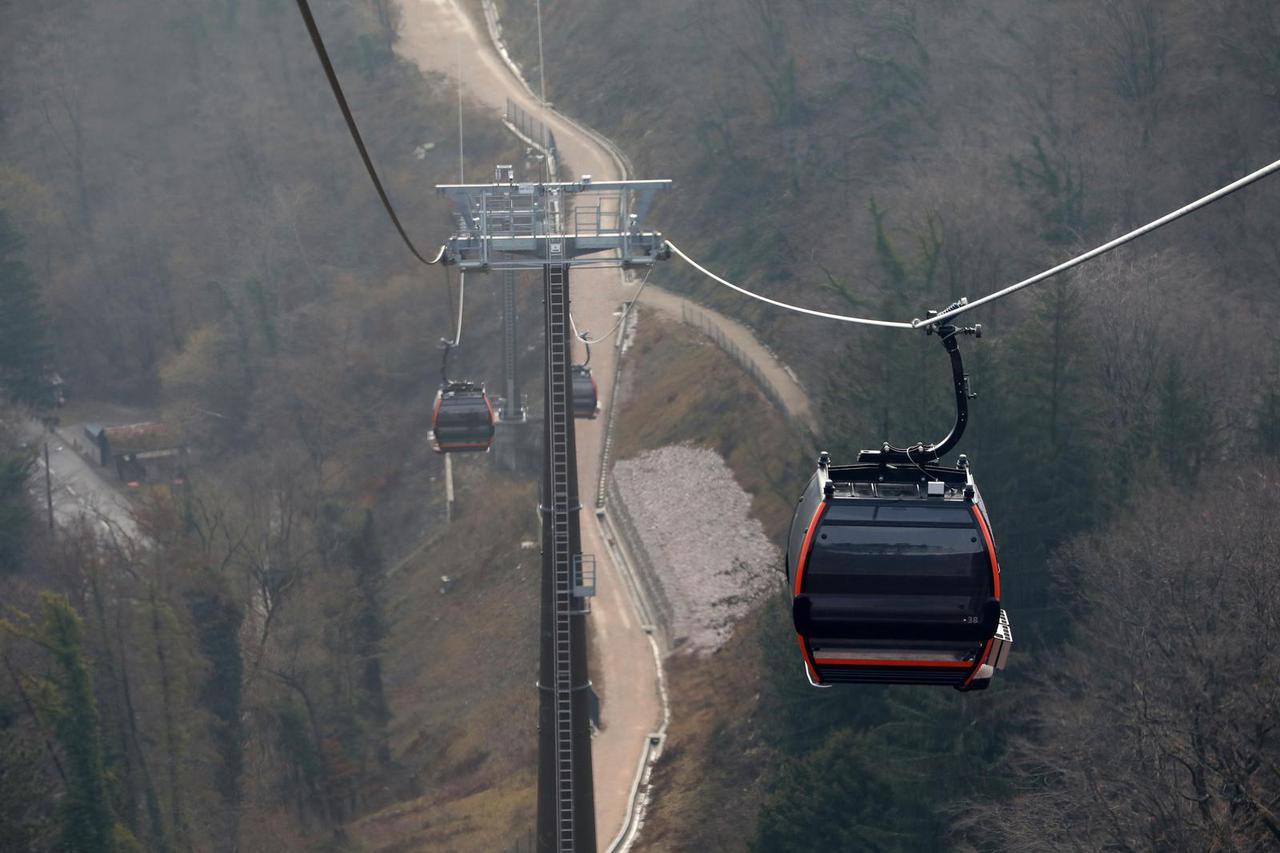 Probna vožnja sljemenske žičare