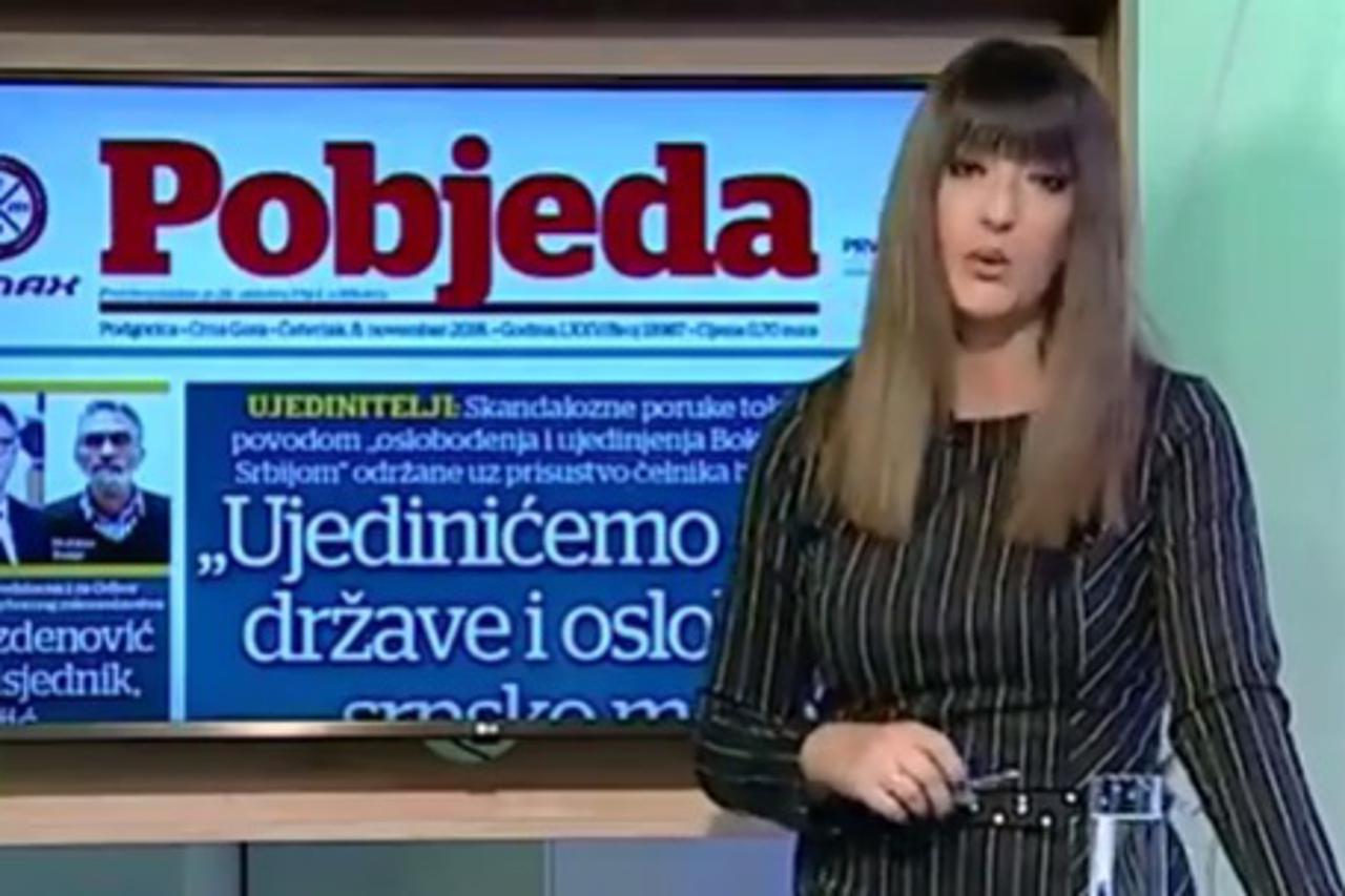 Nezgoda voditeljice