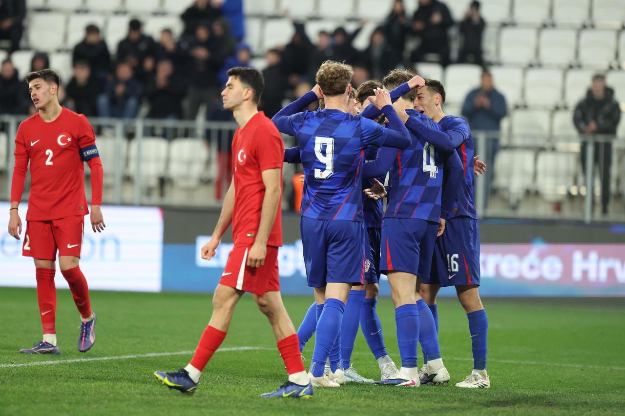 Osijek: Hrvatska protiv Turske za plasman na U-21 Europsko prvenstvo