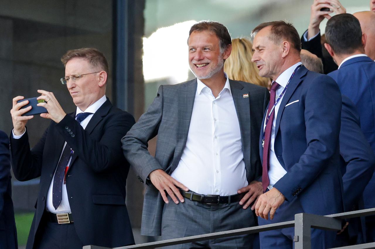 Berlin: Svečana loža Olimpijskog stadiona tijekom susreta između Španjolske i Hrvatske