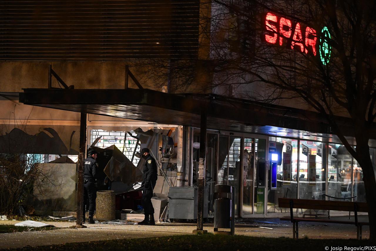 Zagreb: U naselju Trnsko eksplozijom raznesen bankomat