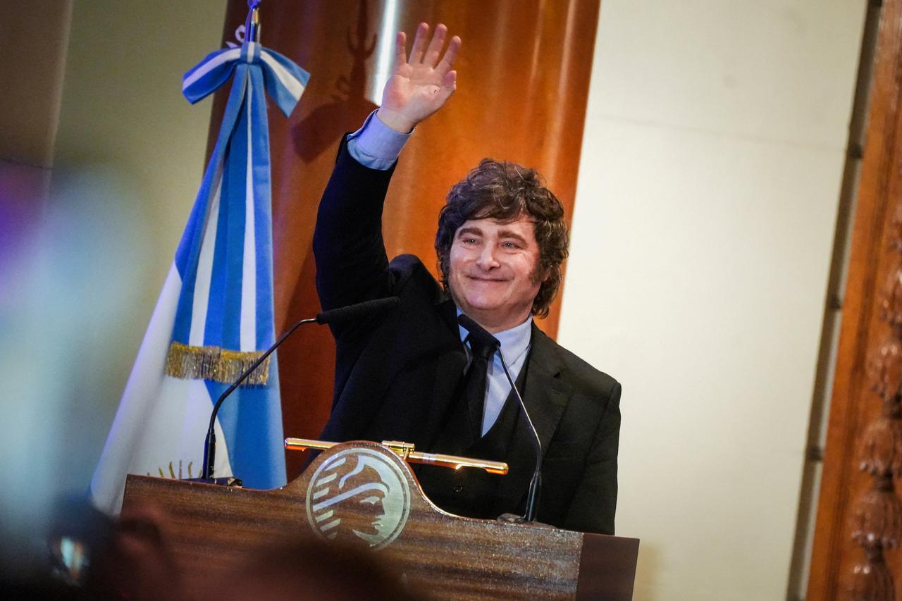 Argentina's President Javier Milei attends ceremony marking 172nd anniversary of Buenos Aires Stock Exchange in Buenos Aires